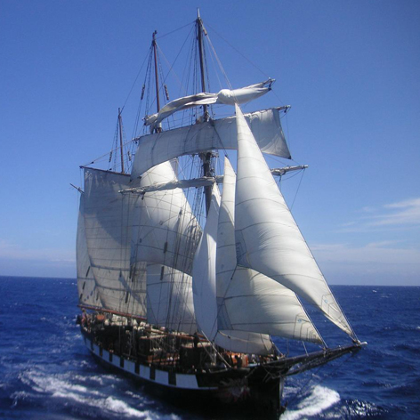 Photo Belem en mer de face