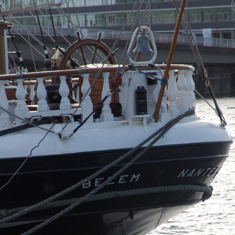 Belem vu de prés et de face